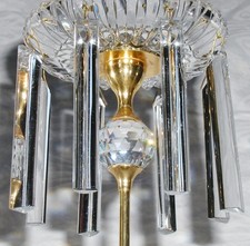 KRISTALL LÜSTER BLEIKRISTALL Strass GLAS BLOCK ERSATZ BEHANG KRONLEUCHTER F