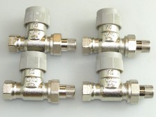 4 x OVENTROP AQ THERMOSTATVENTIL 3/8" DG HYDRAULISCHER ABGLEICH 1183163