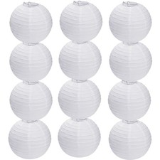 Faltbare 12er Papierlaternen