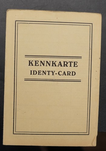 Kennkarte 1946 junge frau - kennkarte,