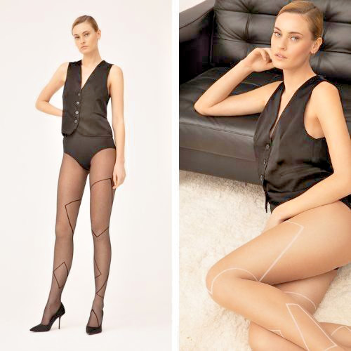 Fiore square 20den strumpfhose - 20den,