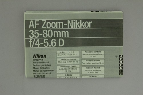 Bedienungsanleitung nikon - nikon, af