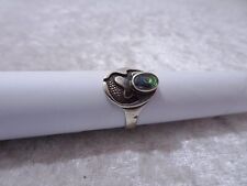 LpuMYz - 825er Silber & Perlmutt Design Ring - Vintage - 20 mm
