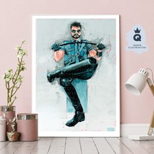 BLAUE UNIFORM, Ölgemälde