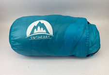 SWTMERRY Schlafsack Blau Leicht Warm Camping Outdoor Wandern
