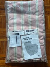 BRANDNEU Ikea Ektorp Jennylund Sesselbezug lang, Mobacka beige/rot, 60299021