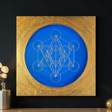 Wandbild heilige geometrie - wandbild,