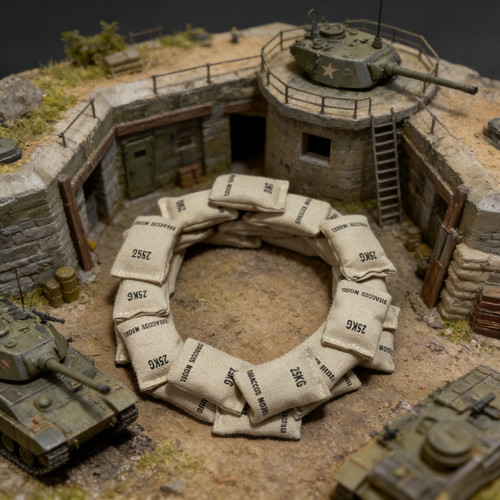 Sandsäcke bunker modell - sandsäcke,