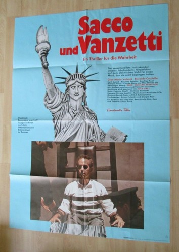 Filmplakat sacco und - sacco,