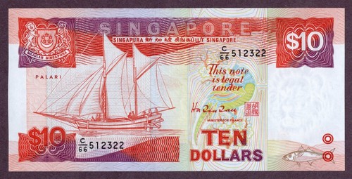 Singapur dollars banknote - dollars,