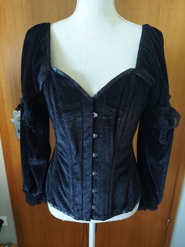 Vintage goth corsage 2xl - corsage, gr.