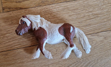 Schleich Pferd - Shetland Pony weiß, braun 13297
