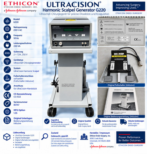 Ethicon ultracision harmonic - ethicon,
