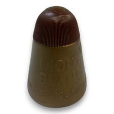 Vintage Montblanc Tintenflasche braun – Original Schreibwaren Sammlerstück