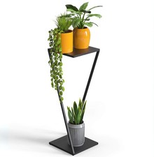 Blumenständer Metall Schwarz