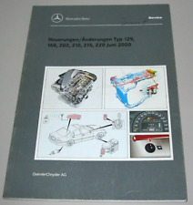 Werkstatthandbuch Mercedes R 129 SL W 168 202 210 215 220 Änderungen Neuerungen!