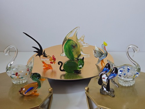 Murano glas tiere figuren - murano,