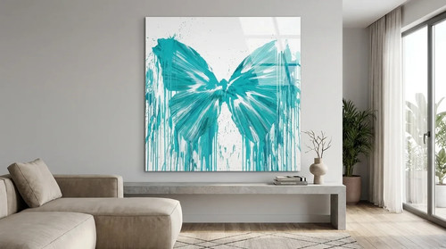 Farbe türkis schmetterling - türkis,