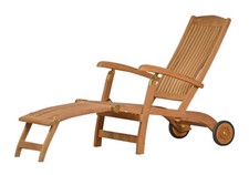 Teak deckchair brighton mit - teak,