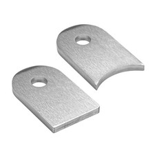 Edelstahl Anschweißplatte/ Anschweißlasche 50 x 30 mm mit einer Lochbohrun