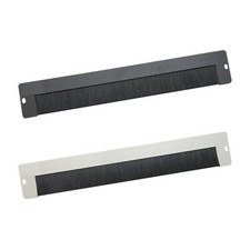 HMF Kabeldurchführung mit Bürsteneinsatz für 19 Zoll Serverschrank, außen