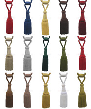 Raffhalter 16cm Klassische Quaste mit Kordel Troddel Gardinen Vorhänge Deko