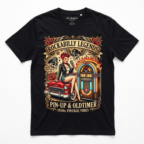 Herren shirt rockabilly - herren,