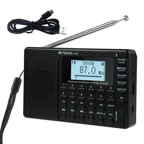 V115p tragbares radio sw - fm,