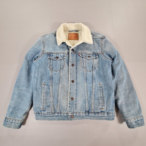 Levis mens denim jacket blue - mens,
