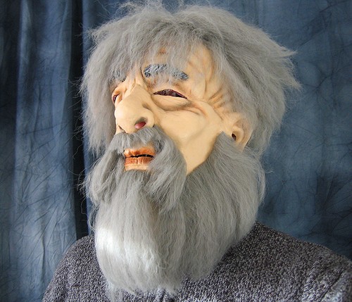 Gummimaske alter mann - alter,