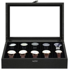 Uten Uhrenkoffer Uhrenbox Uhrenschatulle Uhrenkasten Uhrentruhe 10 Uhren Holz