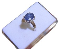 Tansanit facettiert Ring 925