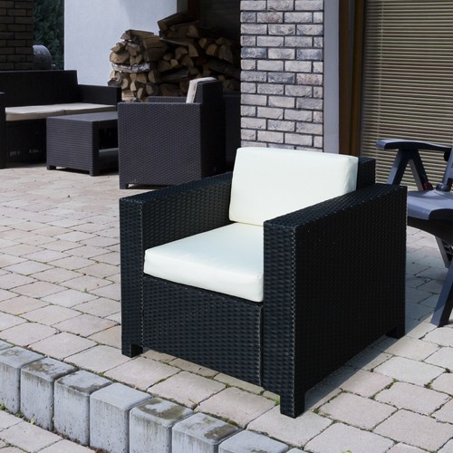 Rattan gartensessel geflecht - gartensessel,