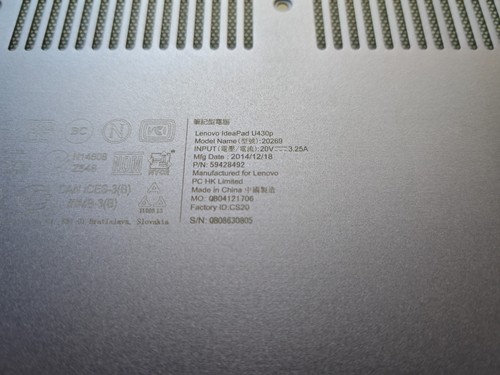 Lenovo ideapad u430p - ideapad,