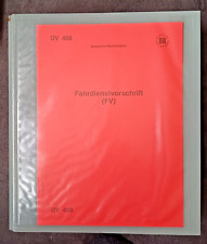 DV 408 Deutsche Reichsbahn, Fahrdienstvorschrift (FV) Gültig vom 1992