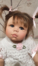 Pat Moulton Puppe "Sarah", 2009, Vollporzellan, 28 cm, Top Zustand, lim. 350 