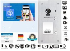 Wlan Video Türsprechanlage RFID Wifi Sprechanlage Unterputz 1-Familienhaus