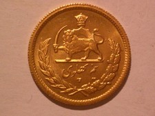 Herrliche Goldmünze mit Löwenmotiv. Makelloser Zustand. Wunderschöne Münze!