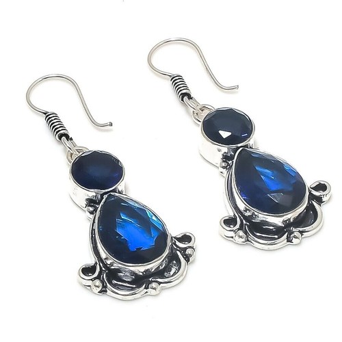 Handgefertigter blauer