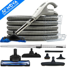 Prestige SAUGSCHLAUCHSET Ein/Aus Griff + Stecker 360° drehend ZENTRALSTAUBSAUGER