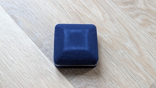 Blaue filz münzaufbewahrung - blaue,