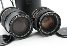 Konica Hexanon AR 50mm F1.7  + 135mm F3.5 Objektiv Standardobjektiv + Tele Lens