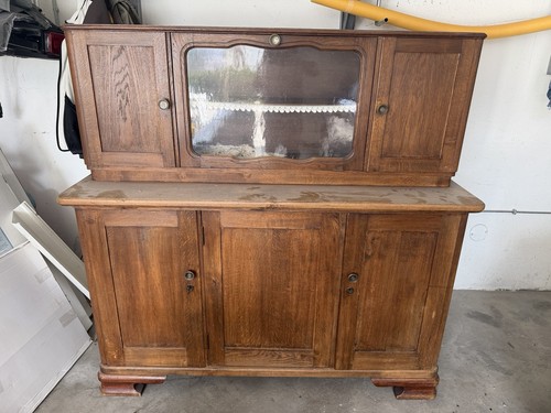 Antiker wohnzimmerschrank - antiker,