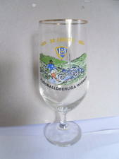 Bierglas Tulpe DDR Fußball Oberliga 30 Jahre BSG Wismut Aue Erzgebirge Aue