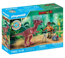 Playmobil Dinos 71822 Stygimoloch-Beobachtung Forscher Pflanzen Zaun Kamera NEU