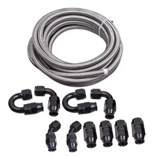 6 Meters AN10 Kraftstoffleitung Schlauchsatz Schlauchende Fitting Kit Universal,