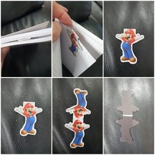 Magnet Nintendo Super Mario Kart klappbar Lesezeichen oder Kühlschrankmagnet 