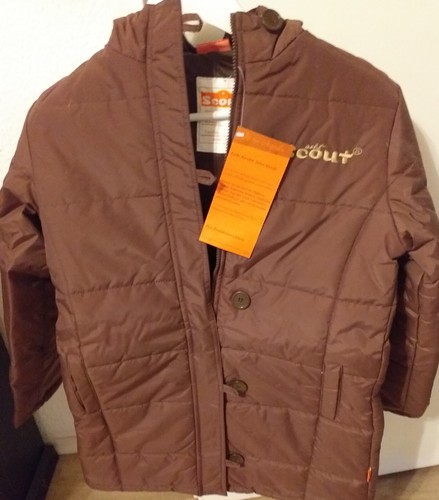 Scout winterjacke braun mit - winterjacke,,