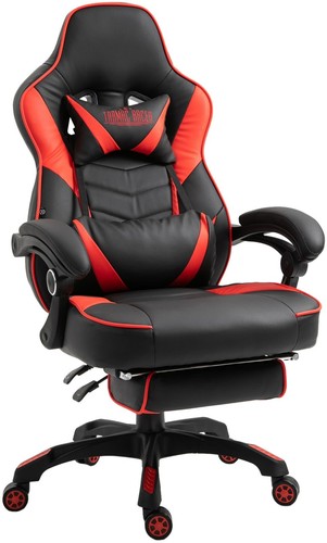 Gaming stuhl schwarz rot - gaming, 136kg