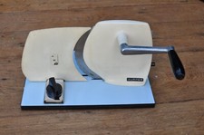 Jupiter mechanische Brotschneidemaschiene Allesschneider Kurbel Manuell Vintage